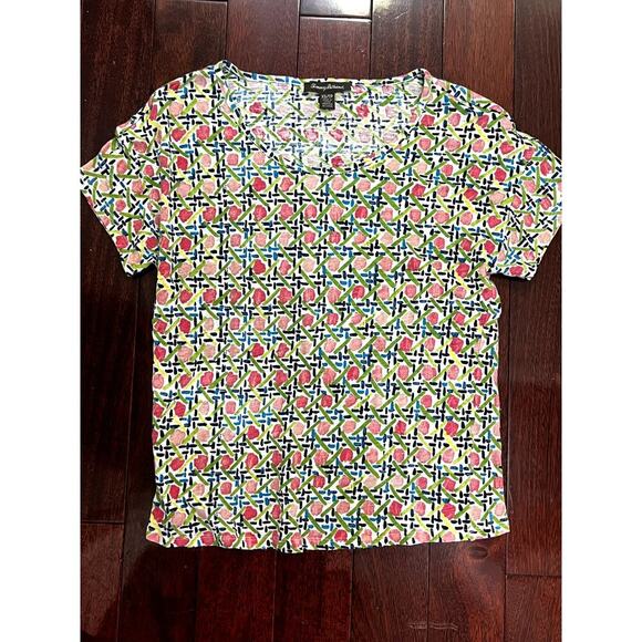 Tommy Bahama NWOT colorful lightweight top size XS - Picture 4 of 5